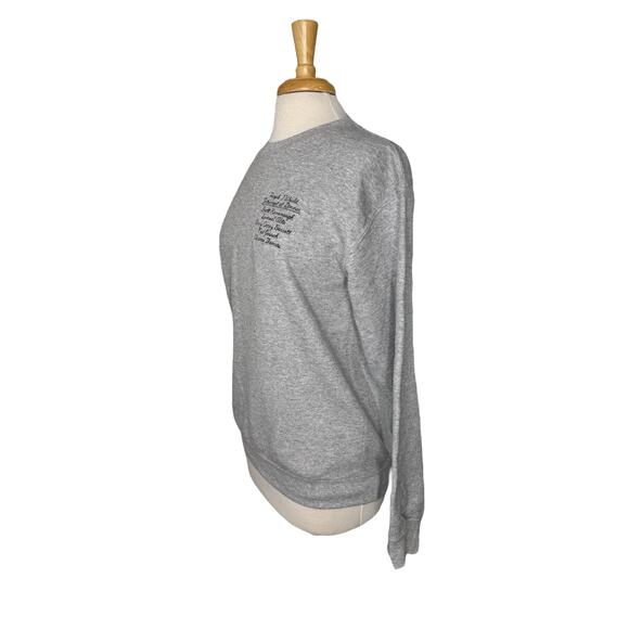 READ RECEIPTS Supreme Court “People I Would Interrupt” Gray Sweatshirt Small - Picture 3 of 12